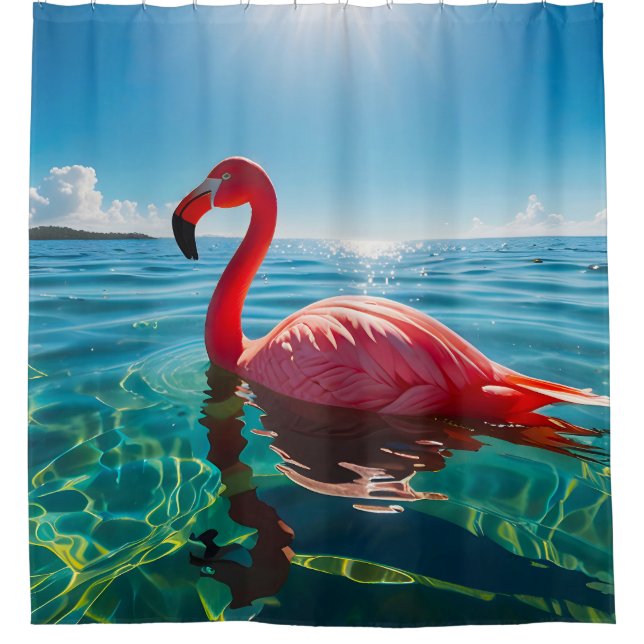 Pink Flamingo Under The Sky (Front)