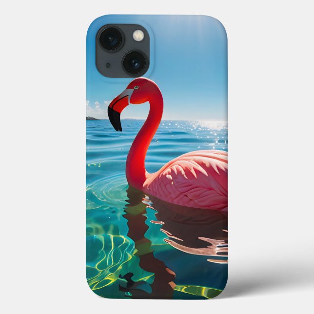 Pink Flamingo Under The Sky Case-Mate iPhone Case (Back)