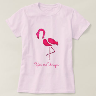 Pink flamingo unique pop art T-Shirt