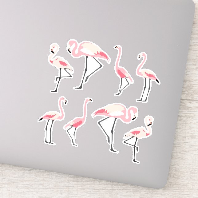 Pink Flamingos (Detail)