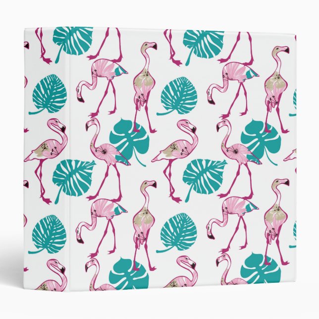 Pink Flamingos Binder (Front/Spine)