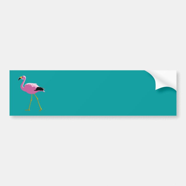 Pink Flamingos Bumper Sticker (Front)