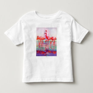 Pink Flamingos by Francis Lee Jaques Toddler T-shirt