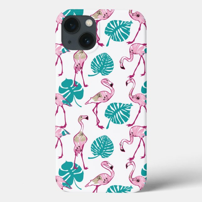 Pink Flamingos Case-Mate iPhone Case (Back)