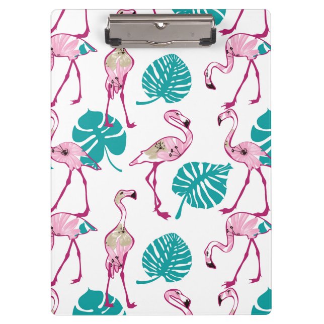 Pink Flamingos Clipboard (Front)