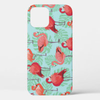 Pink Flamingos: Exotic Seamless Pattern.