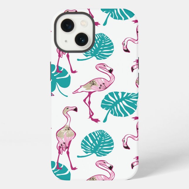 Pink Flamingos iPhone Case (Back)