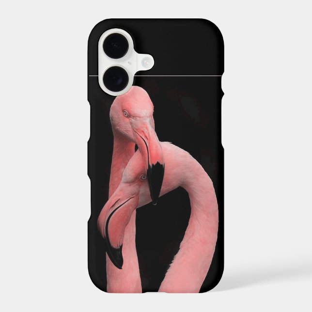 Pink flamingos iPhone case (Back)