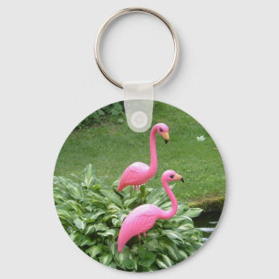 PINK FLAMINGOS keychain