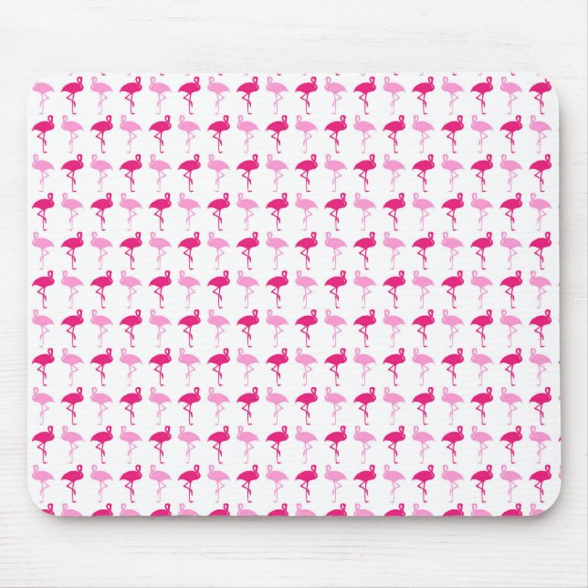 Pink Flamingos Mouse Pad (Front)