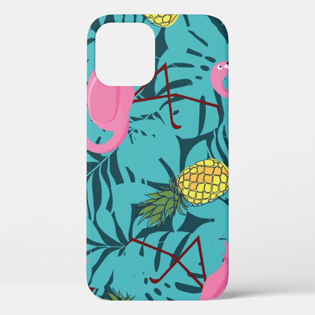 Pink Flamingos Palm: Exotic Hawaii Case-Mate iPhone Case (Back)