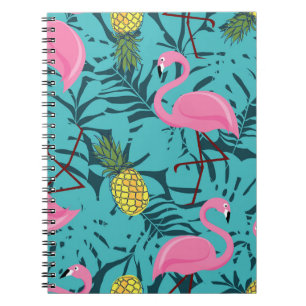 Pink Flamingos Palm: Exotic Hawaii Notebook