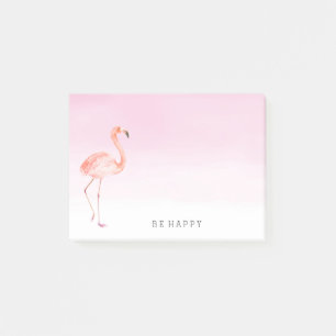 Pink Flamingos Personalized Post-it Notes