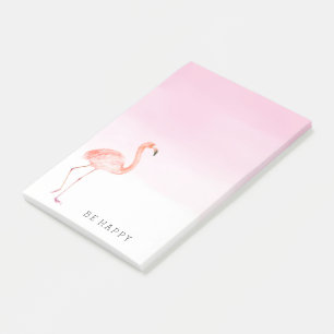 Pink Flamingos Personalized Post-it Notes