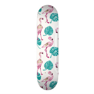 Pink Flamingos Skateboard