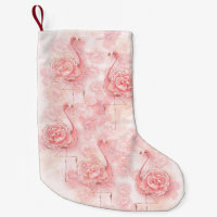 Pink Flamingos Tropical Pink Roses