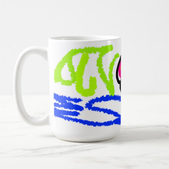 Pink flamingos wedding summer fun coffee mug (Left)