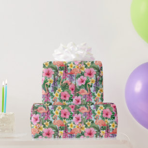 Pink Flamingos Wrapping Paper