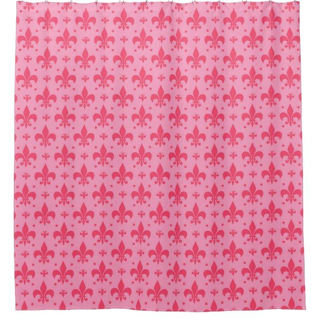 Pink Fleur-de-lis Pattern Design  (Front)