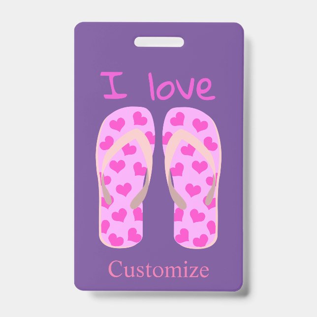 Pink Flip-Flops Thunder_Cove Badge (Front)