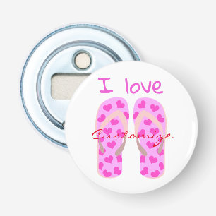 Pink Flip-Flops Thunder_Cove Bottle Opener