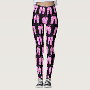 Pink Flip-Flops Thunder_Cove Leggings