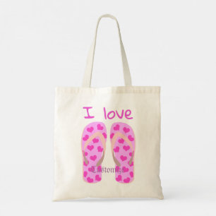Pink Flip-Flops Thunder_Cove Tote Bag