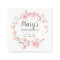 Pink Floral 100th Birthday Thank You