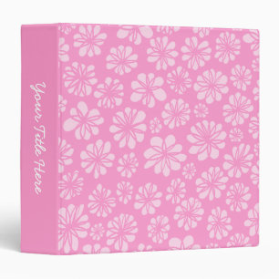 Pink Floral (1.5in) Binder