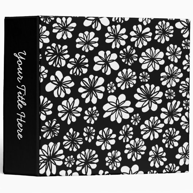 Pink Floral (2.0in) Binder (Front/Spine)