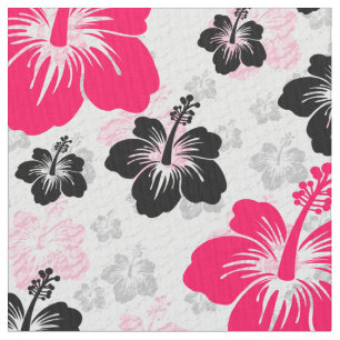 Pink Floral Abstract Fabric