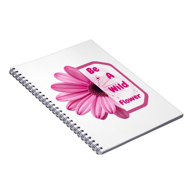 Pink Floral Aesthetic Journal Notebook (Côté Droit)