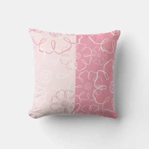 Pink Floral American MOJO Pillow