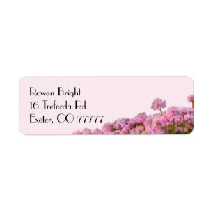 Pink floral and gold