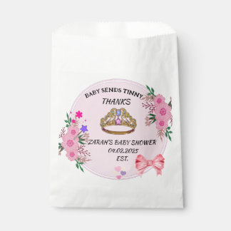  PINK FLORAL  BABY SHOWER Favour Bags