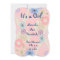 Pink Floral Baby Shower Invitation