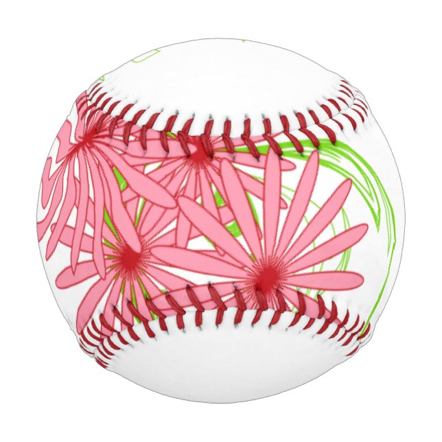 Pink Floral Baseball (Front)