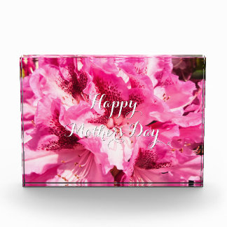 Pink Floral Bliss - Personalized Mother's Day Photo Block