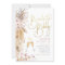 Pink Floral Boho Pampas Grass Brunch & Bubbly
