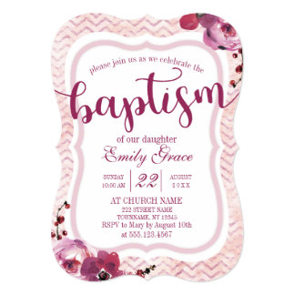 baby girl baptism invitations