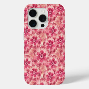 Pink Floral Coquette iPhone 15 Pro Case