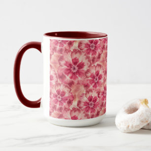 Pink Floral Coquette Mug