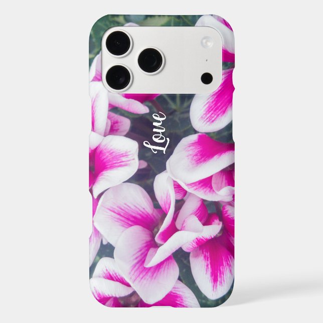 Pink Floral Cyclamen Photography (Back)