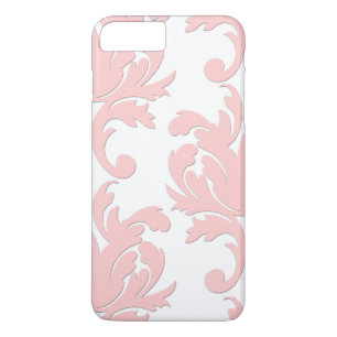 Pink Floral Damask iPhone 7 Plus Case