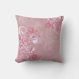Pink Floral Designer Pillows