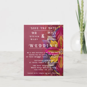 Pink Floral Elegance Wedding Collection Invitation