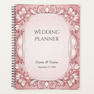Pink Floral Frame Planner