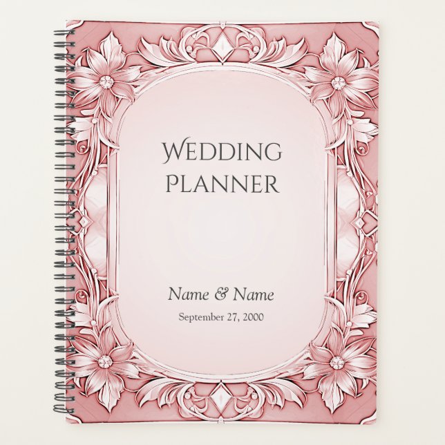 Pink Floral Frame Planner (Front)