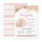 Pink Floral Gold Pumpkin 1st Birthday