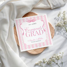 Pink Floral Graduation